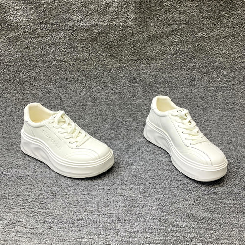系带厚底轻便休闲鞋板鞋女小白鞋