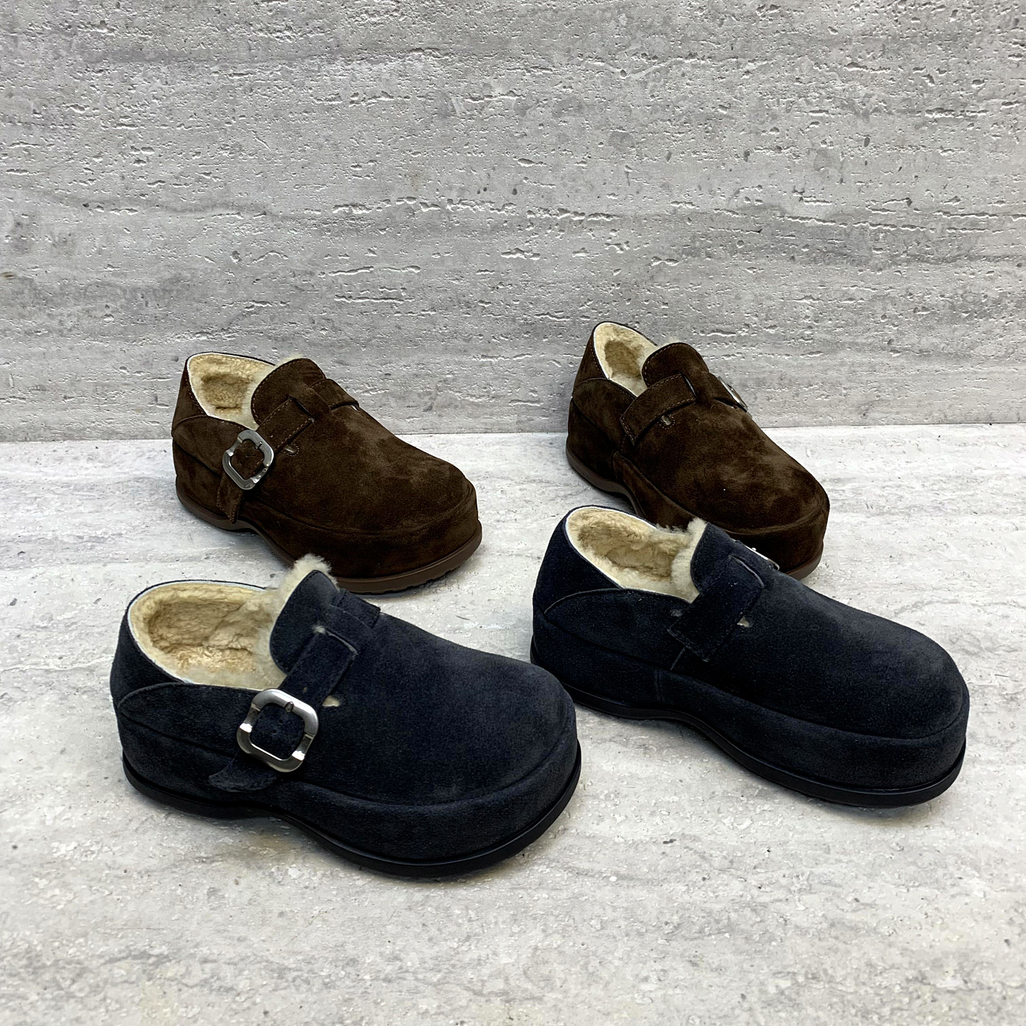 厚底绒里保暖时尚棉鞋勃肯鞋女