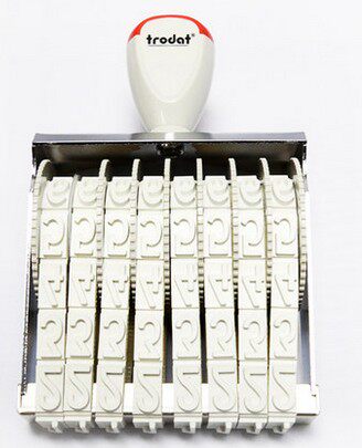 Zhuoda character height 18mm Adjustable number rotate number combination Belt Roller seal Outsizein the Electronic Dictionary/Electronic paper book/Stationery , Accounting supplies , Financial proof Supplies  category - from Buy2taobao.com to provide professional Taobao agent buy service