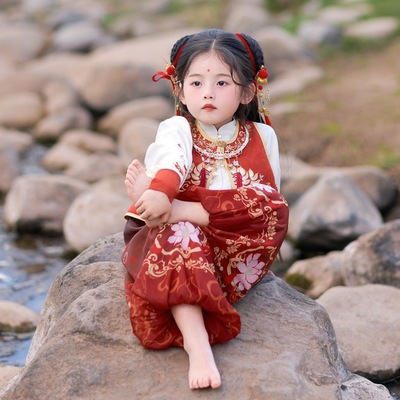 六一哪吒服装儿童万圣节cosplay中国风动漫男女童哪吒表演出服装