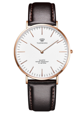 【礼物推荐】天王情侣石英表休闲男女手表学院风学生腕表3851