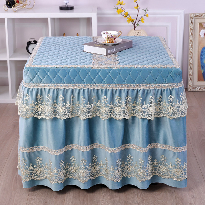 家用烤火罩套家用烤火被加厚烤火罩正方形布艺长方形烤火被子冬季