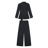 金金宠粉 套装 纸片人西装 侧绑带收腰外套阔腿裤 800260 套