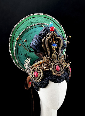 古典舞丝路飞天敦煌艺考菩萨舞蹈头饰龟兹琵琶舞表演演出头饰定制