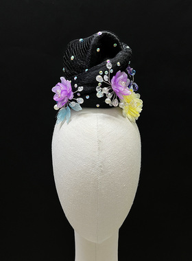 新款儿童古典舞蹈和风蝶语头饰中国风少儿独舞剧目舞蹈头饰品定制