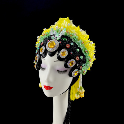 京剧青衣花旦春闺梦百花争妍假发