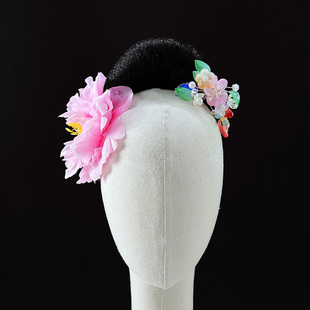 古典舞蹈清照倾青头饰中国风艺考女子独舞民族舞蹈表演头饰品定制