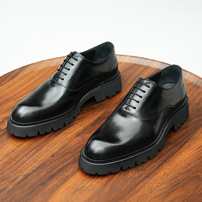 厚底增高皮鞋男商务正装