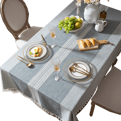 伊诺儿日系棉麻桌旗桌布