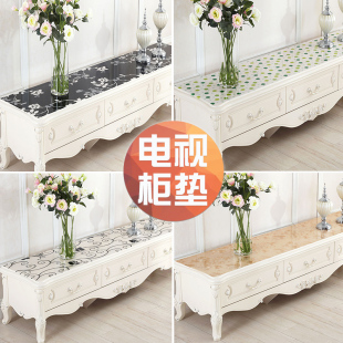 水晶板软玻璃pvc桌垫 定制电视柜桌布防水茶几电视柜垫子塑料