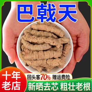 巴戟天500g正品 中药材官方旗舰店巴吉鸡肠风中药巴戟肉泡酒非野生