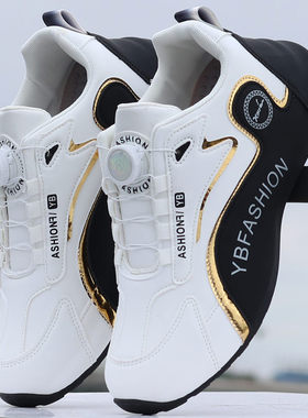 男鞋皮面防水防滑高档次旅游鞋潮流百搭秋冬男士运动休闲鞋子潮鞋