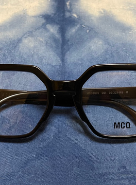 Alexander  McQueen McQ 麦昆大框黑框板材眼镜框眼镜架