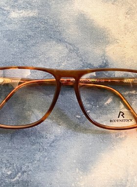 [现货]意大利制Rodenstock罗敦司得复古板材眼镜架R8105A琥珀玳瑁