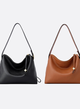 Fion/菲安妮叠叠包托特包 2024新款真皮单肩斜挎包FAAFVKN006/007