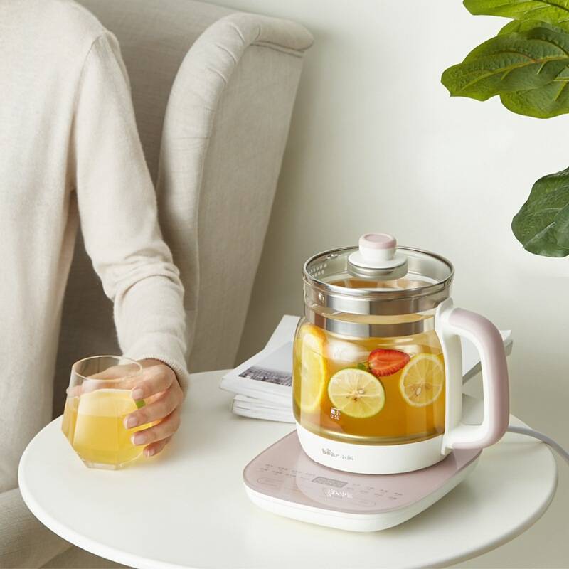 专柜正品小熊 YSH-A15Z8电热烧水壶多功能养生壶茶壶玻璃煮茶器1.