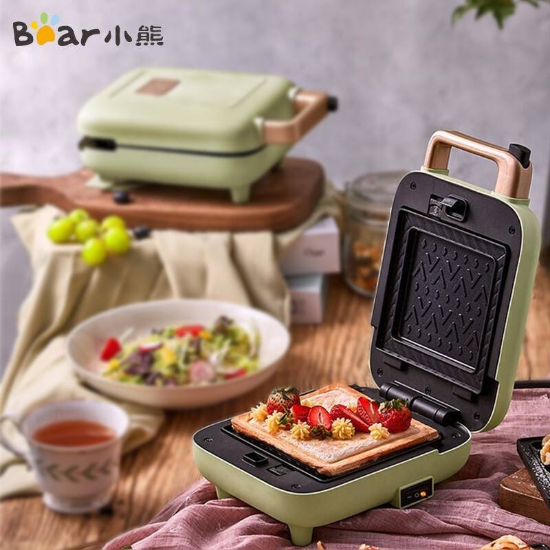 专柜正品小熊电饼铛三明治机DBC-C06M1多功能早餐华夫饼机双面加