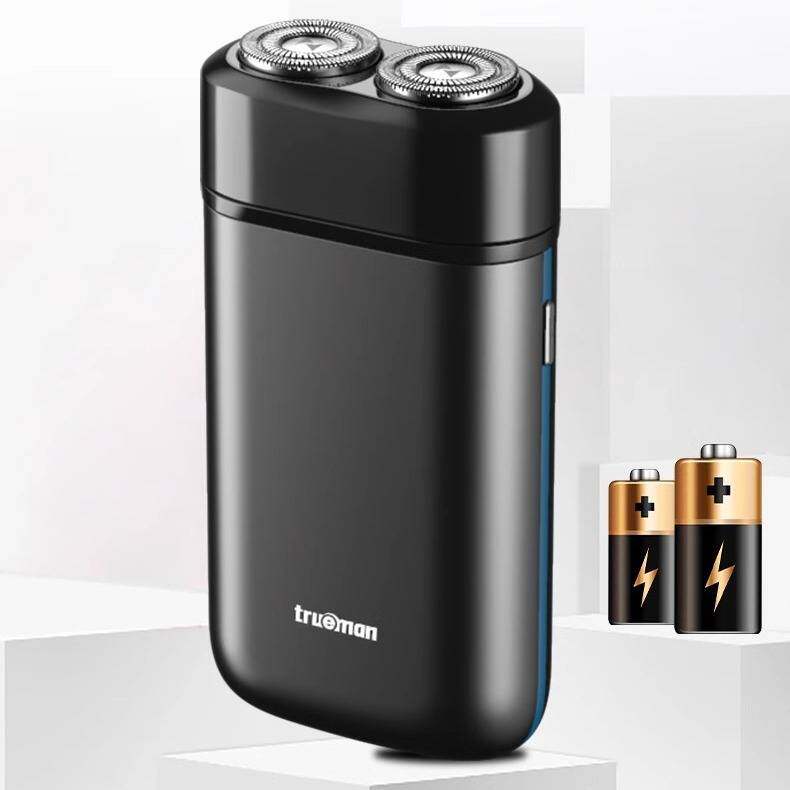 专柜正品真汉子2080B干电池式剃须刀男电动胡须刀刮胡刀便携双头