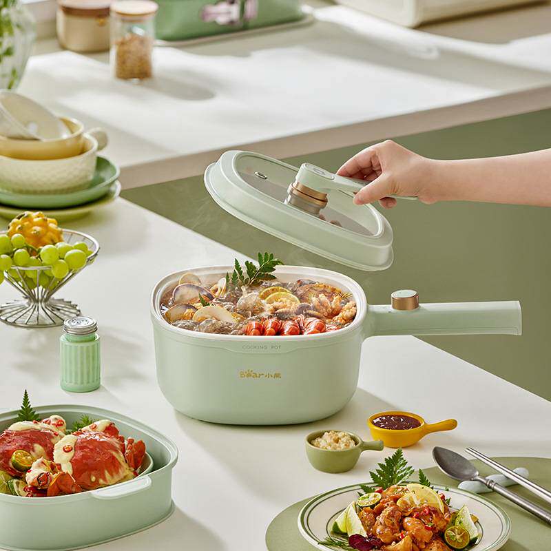 专柜正品Bear/小熊多功能电煮锅DRG-E30N2煎炒一体家用智能电炒锅