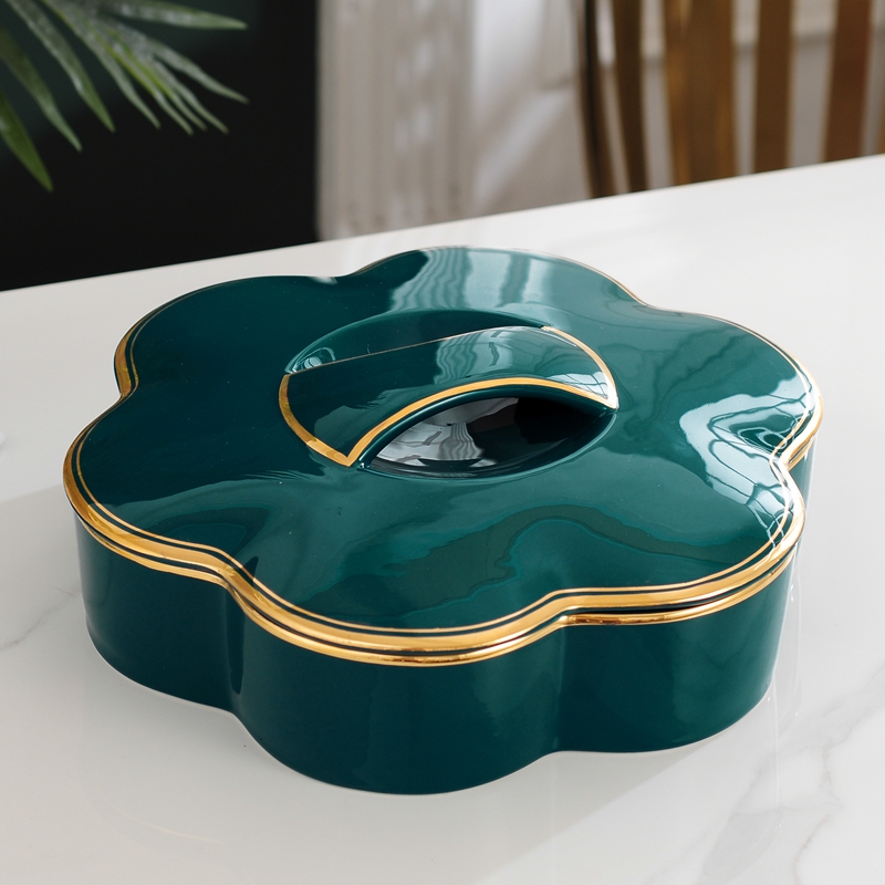 干果零食糖果盒分格网红水果盘