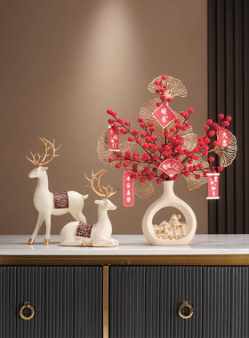 乔迁之喜装饰新居礼品新家新房子搬家礼物摆件客厅电视柜入宅布置