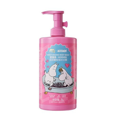 麦臻选xMoomin玻尿酸蓬松洗发水玻尿酸保湿沐浴露麦德龙代购