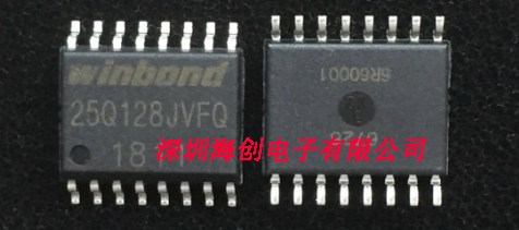 全新原装W25Q128JVFIQ W25Q128JVFQ 128Mbit FLASH存储芯片SOP-16