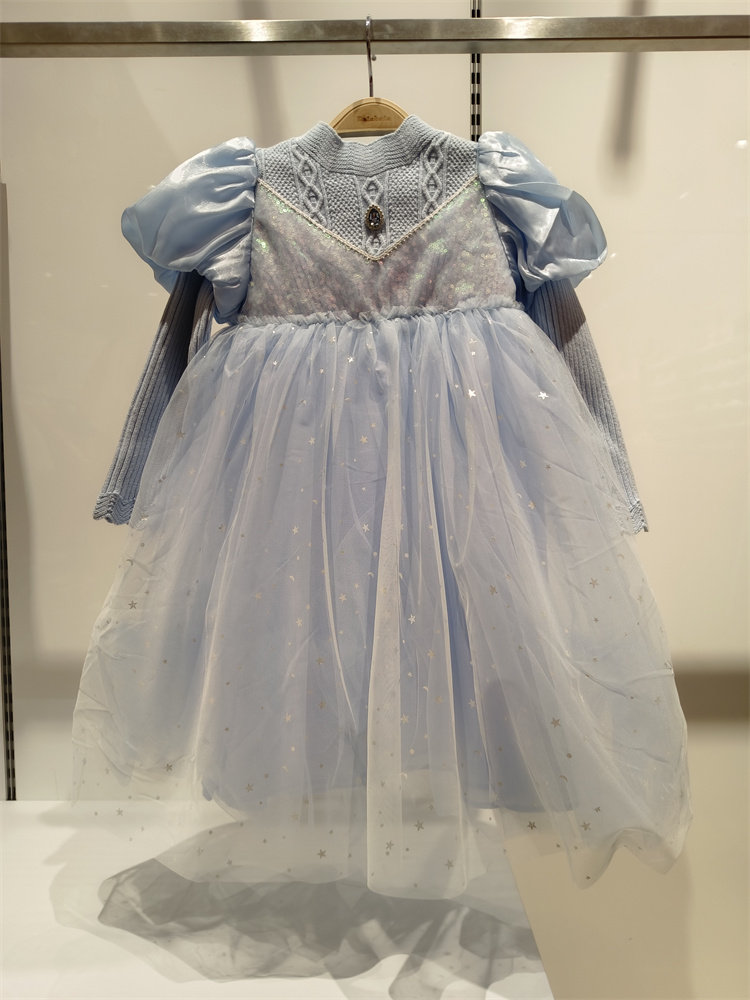 巴拉巴拉女幼童连衣裙2023冬装新款小童洋气保暖裙子201423111005高性价比高么？