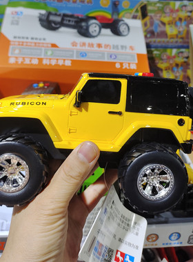 林达惯性吉普车讲故事音乐声效越野车男孩玩具车可开门高脚儿童