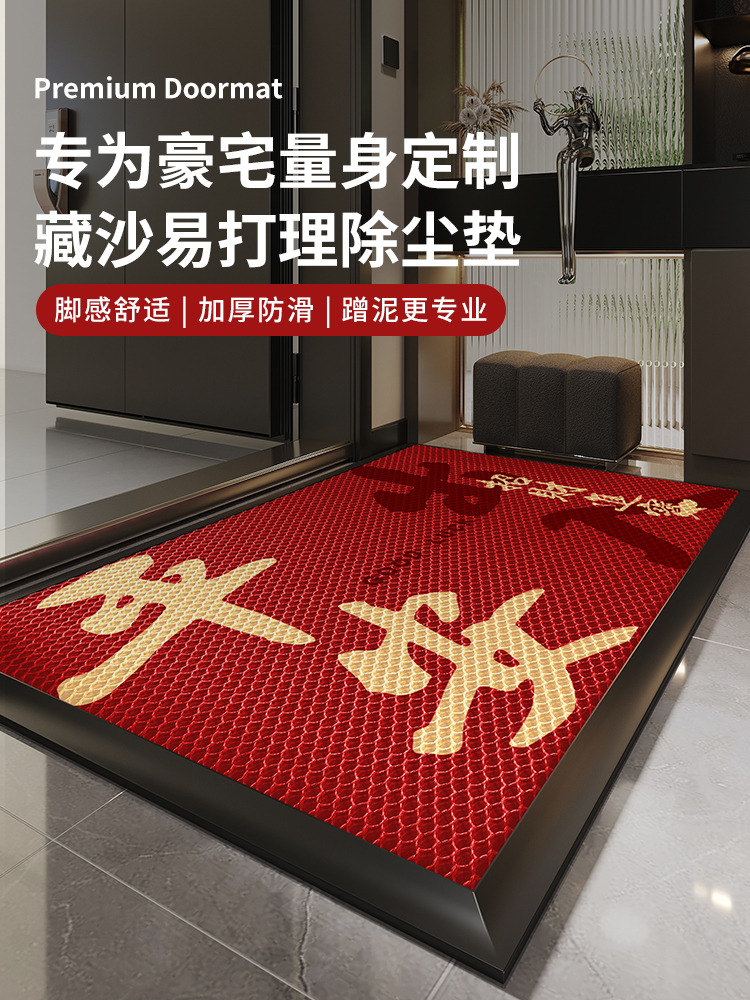 入户门地垫家用进门地毯门口脚垫耐脏pvc门垫免洗室内门前防滑垫