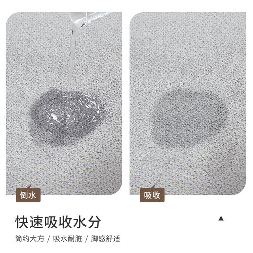 新款进门地垫入户门脚垫门垫家用客厅可裁剪门口吸水防滑蹭土定制