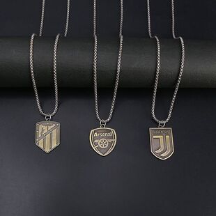 梅西阿根廷C罗葡萄牙内马尔姆巴佩皇马尤文项链挂件配饰男生礼物