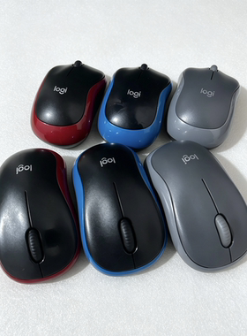 二手正品Logitech罗技M185 M186 长续航省电无线鼠标 笔记本台式