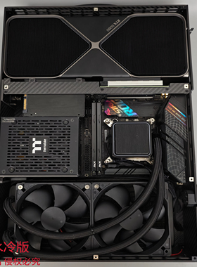 缔誓A80机箱8升ITX，S60i水冷版平铺结构支持5090显卡 SFX电源