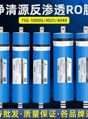 80075加仑膜1000净水器纯水机ro400反渗透膜g通用滤芯100g设备600