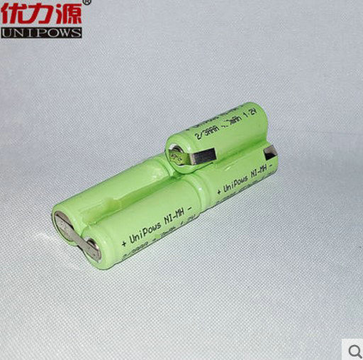 优力源6V 2/3AAA电池组 300MAH 灯具 强光手电筒电池组 4+1组合