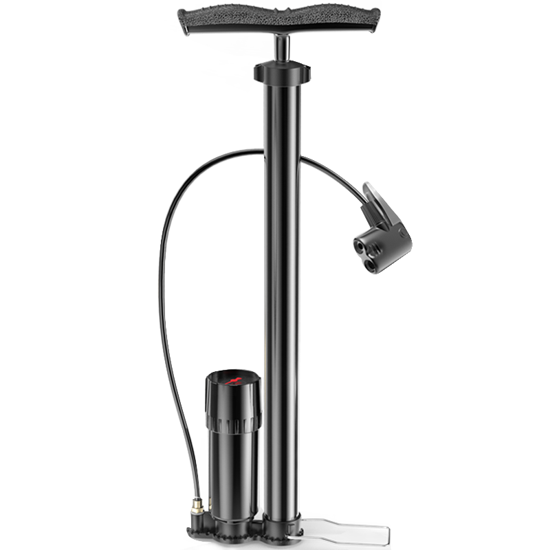 自行车打气筒电动电瓶车家用摩托车充气筒高压便携气管子篮球通用
