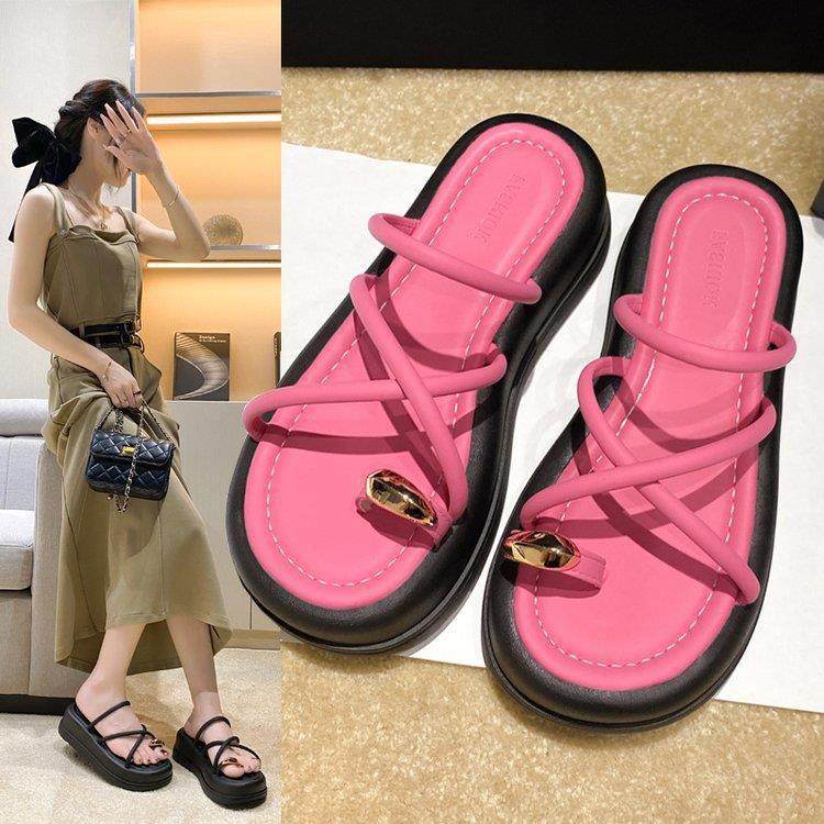 2026 shoes women厚底气质拖鞋女外出年夏季新款时尚复古洋气套趾,户外/登山/野营/旅行用品,沙滩鞋/凉鞋/拖鞋,淘宝优惠券,粉丝福利购,淘宝优惠卷