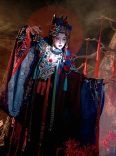 异域大祭司女异域大祭司大袖法门寺云间山泽汉服【傩戏】秋冬款