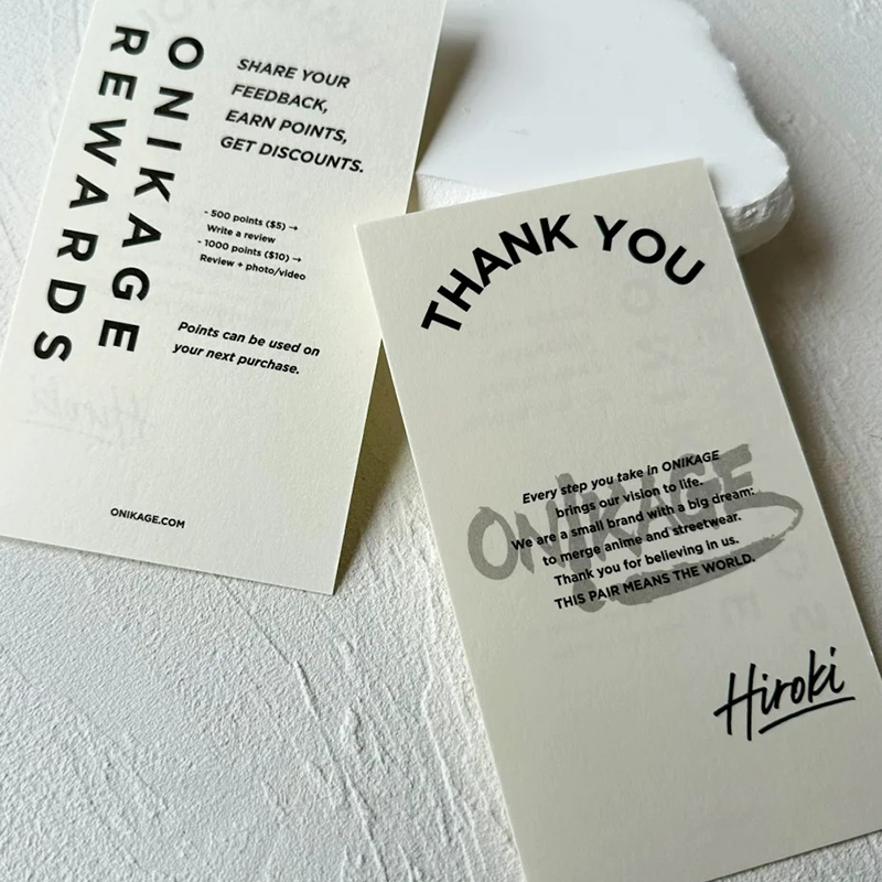 感谢卡片定制珠宝首饰品高端售后服务卡定做公司广告宣传物料周边明信片打印淘宝电商引流小卡自印祝福卡印刷