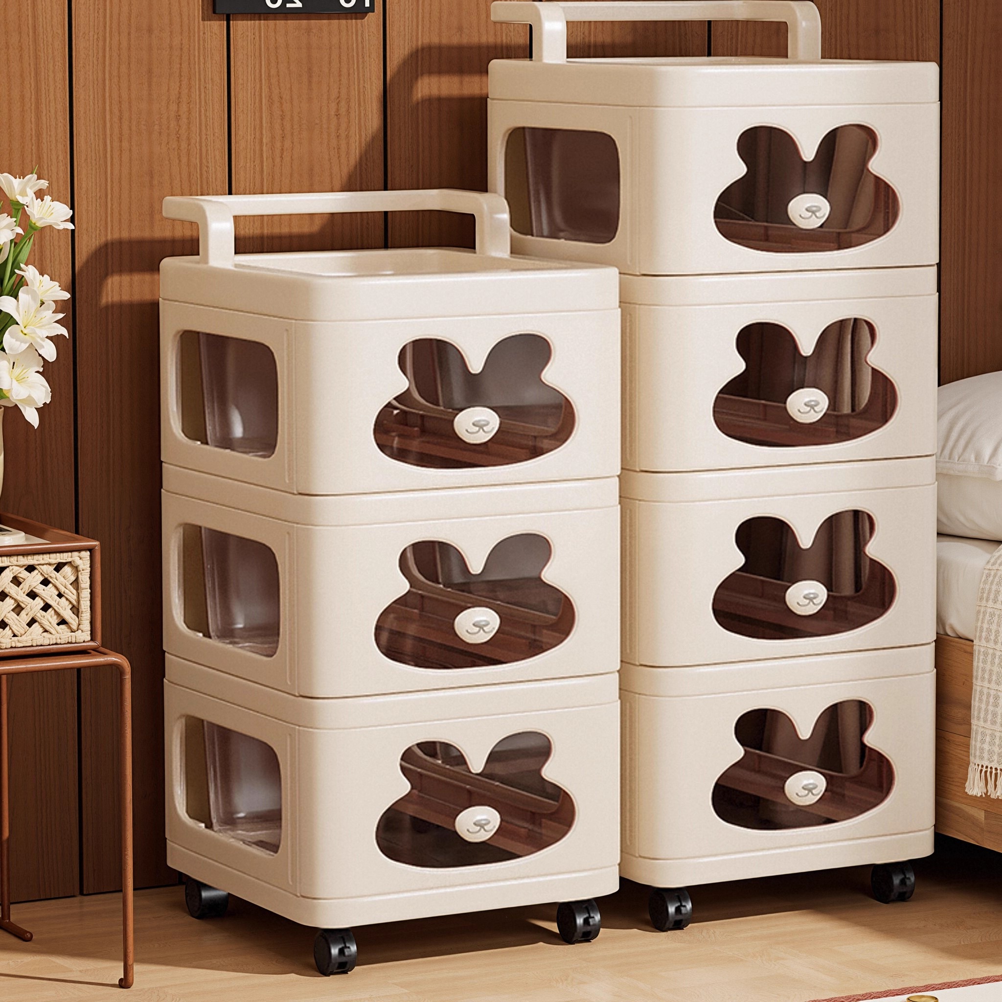 折叠小推车可客厅移动儿童