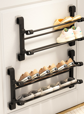 入门折叠小窄鞋架子家用简易门口鞋柜多层鞋子收纳神器省空间宿舍