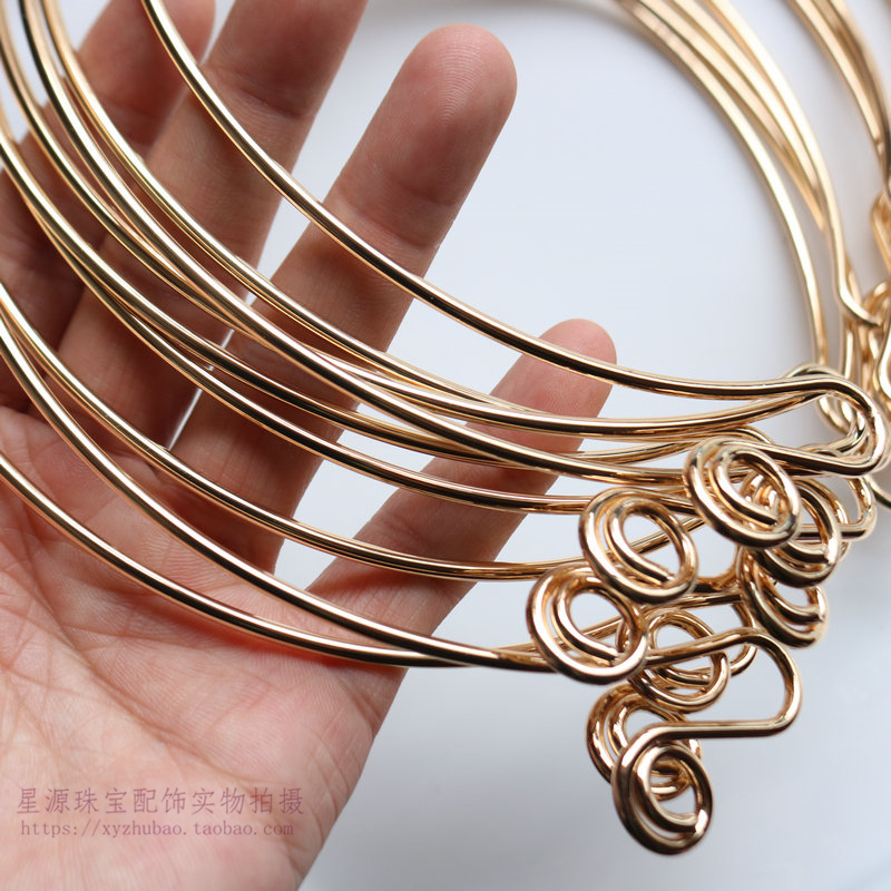 古风纯铜头饰发箍璎珞圈