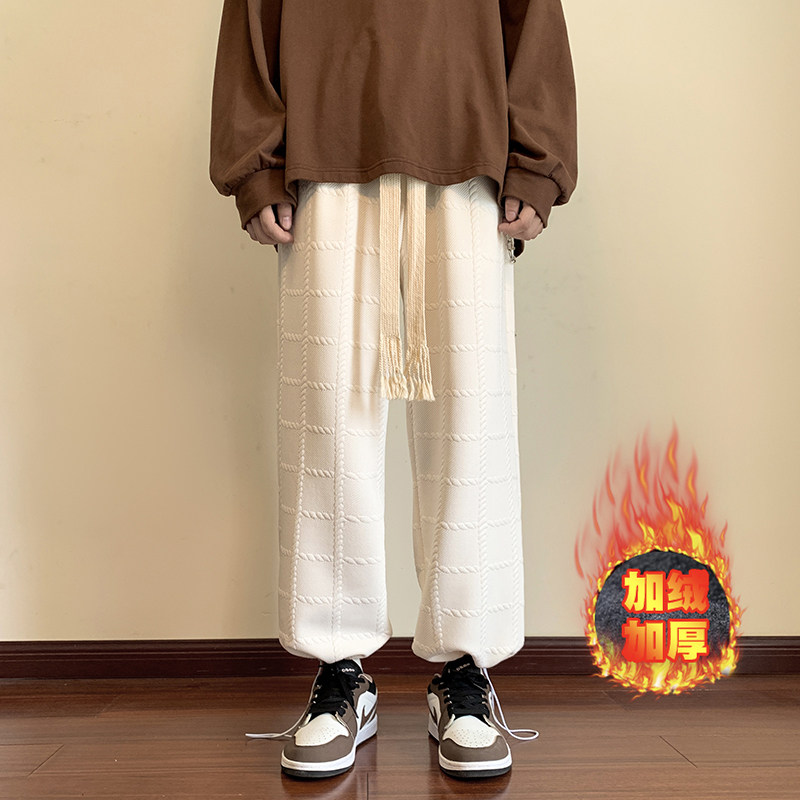 B254-k2266-p50加绒p60主推直播品质大码运动裤男宽松潮流休闲裤,男装休闲裤,星座602