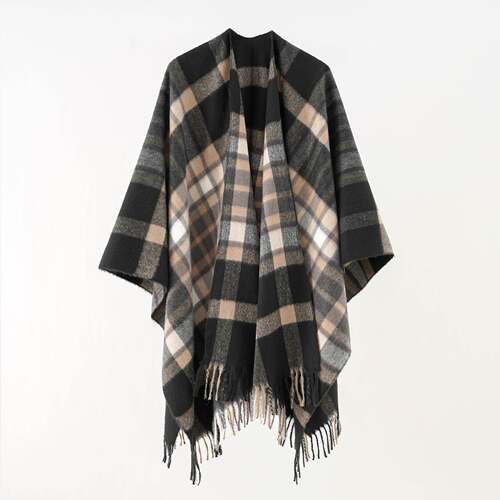 Fashionable ethnic shawl scarf for men and women with split