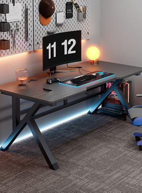 Desk simple office computer table home wooden study desk书桌