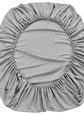 Soft Fitted sheet With Elastic Band solid Bed Sheet Cover-Wr