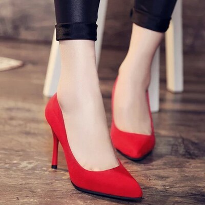 Ladies high heels shoes Women work shoes Gril pump shoes 40