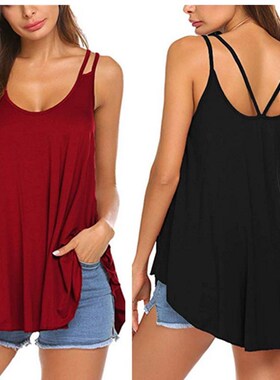 2019 women's casual home mercerized cotton soft and elegant