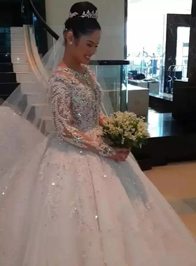 Ball Wedding Dresses Custom Made Bridal Gown Robe Marriage